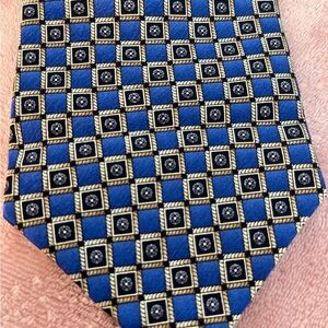Pierre Cardin Blue and Gold Tie